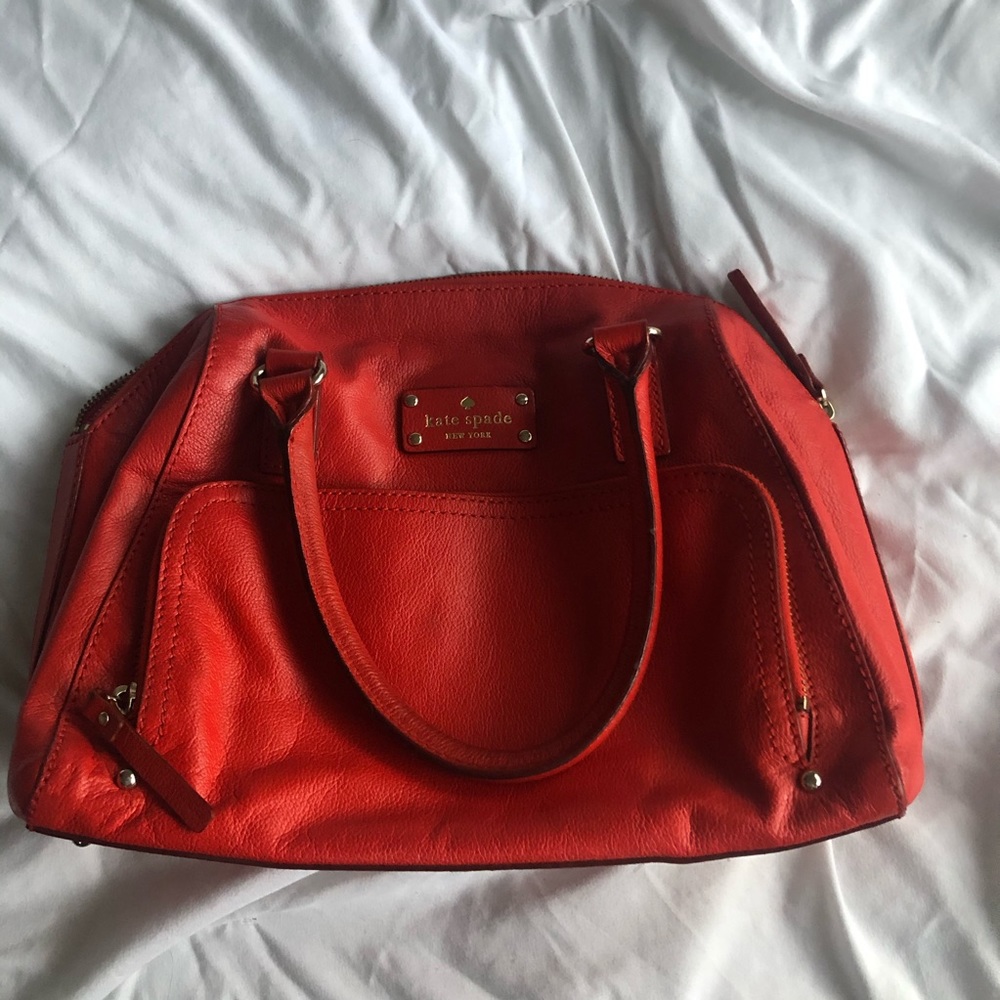 Orange/Red Kate Spade Shoulder Bag